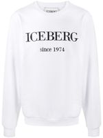 Iceberg pull à logo brodé - Blanc