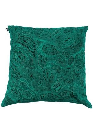 Fornasetti coussin à imprimé Malachite (60 cm) - Noir