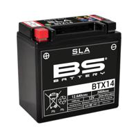 BS BATTERY Batterij gesloten onderhoudsvrij, Batterijen voor motor & scooter, BTX14 SLA