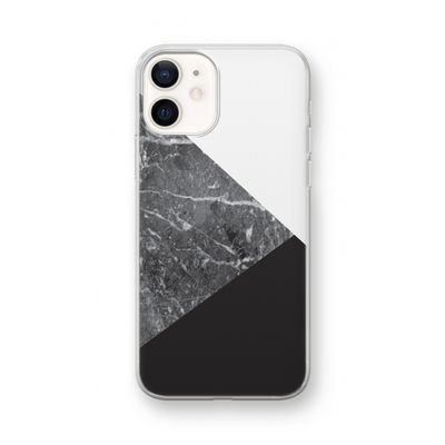 Combinatie marmer: iPhone 12 mini Transparant Hoesje
