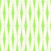 Groene rabaul ikat geometrisch behang