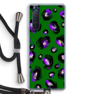 Green Cheetah: Sony Xperia 5 II Transparant Hoesje met koord