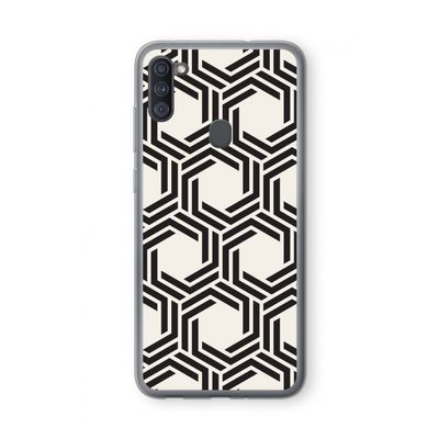 Geometrisch patroon: Samsung Galaxy A11 Transparant Hoesje