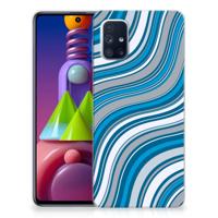 Samsung Galaxy M51 | TPU bumper | Waves Blue