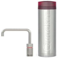 Quooker Nordic Square Kokendwaterkraan Single Tap Set - Kokend Water - RVS - Inclusief PRO3 Reservoir