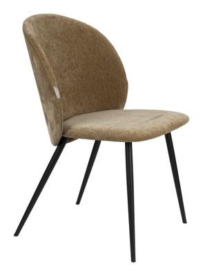Zuiver Eetkamerstoel 'Cozy' Velvet, kleur Mustard