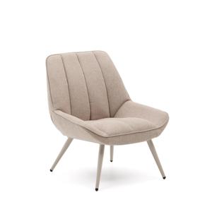 Kave Home Marlina fauteuil beige chenille