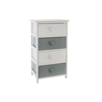 Ladenkast Home ESPRIT Wit Grijs 40 x 29 x 73 cm
