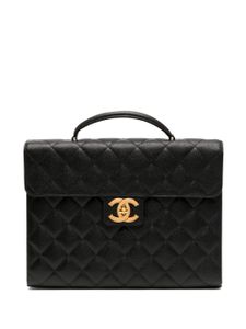 CHANEL Pre-Owned porte-documents à rabat (1997) - Noir