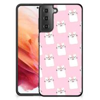Samsung Galaxy S21 Dierenprint Telefoonhoesje Sleeping Cats Samsung Galaxy S21 Dierenprint Telefoonhoesje Sleeping Cats