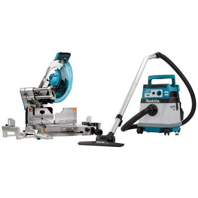 Makita DLX2380UX1 Accu Combiset DLS211 & DVC157 AWS 2x18V Basic Body