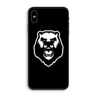 Angry Bear (black): iPhone XS Biologisch afbreekbaar hoesje