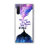 Stars quote: Samsung Galaxy Note 10 Transparant Hoesje