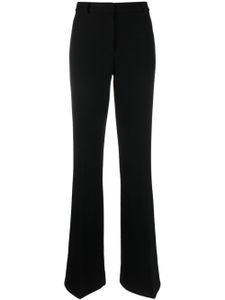 ETRO pantalon en laine mélangée à taille haute - Noir