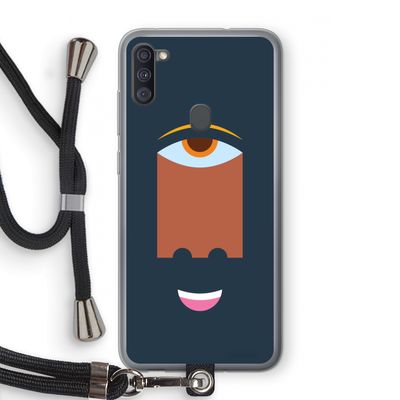 Mono M: Samsung Galaxy A11 Transparant Hoesje met koord