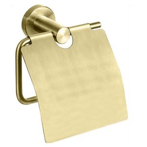 Best-Design "Nancy" Toiletrolhouder Met Klep Mat-Goud