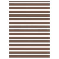 Zebra rolgordijn 165x200 cm stofbreedte 160,9cm polyester bruin