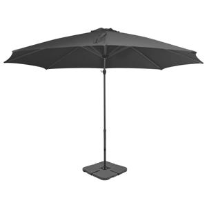 VidaXL Parasol met draagbare voet antraciet