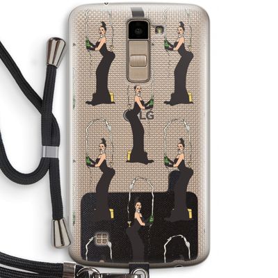 Pop Some Kim: LG K10 (2016) Transparant Hoesje met koord