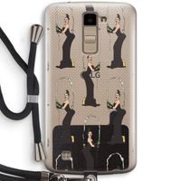 Pop Some Kim: LG K10 (2016) Transparant Hoesje met koord