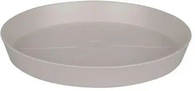 Elho loft urban schotel rond 28 cm warm grijs