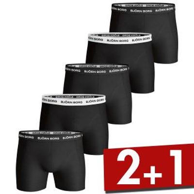 BjÃ¶rn Borg 10 stuks Essential Shorts Solids * Actie *