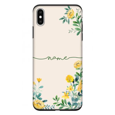 Gele bloemen: iPhone XS Max Tough Case