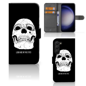 Telefoonhoesje met Naam Samsung Galaxy S23 Plus Skull Eyes