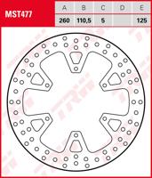 TRW Remschijf, remschijven voor de moto, MST477