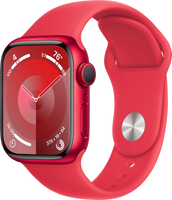 Apple Watch Series 9 41 mm Digitaal 352 x 430 Pixels Touchscreen Rood Wifi GPS - thumbnail