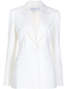 Gabriela Hearst blazer en laine à simple boutonnage - Blanc