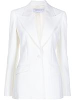 Gabriela Hearst blazer en laine à simple boutonnage - Blanc - thumbnail