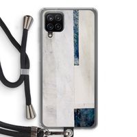 Meet you there: Samsung Galaxy A12 Transparant Hoesje met koord