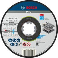 Bosch Accessoires X-LOCK Slijpschijf Standard for Inox 125x1x22.23mm, recht - 25 stuk(s) - 2608619262
