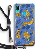 Luipaard: Huawei P Smart (2019) Transparant Hoesje met koord