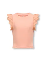 Kids ONLY zomer top S/S meisjes - zalm roze - Kogdrea