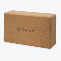 Gaiam Yoga Blok Kurk Rechthoekig - 23 x 15 x 10 cm - thumbnail