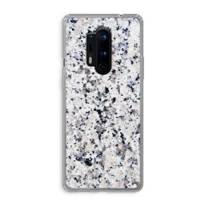 Gespikkelde marmer: OnePlus 8 Pro Transparant Hoesje