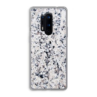 Gespikkelde marmer: OnePlus 8 Pro Transparant Hoesje