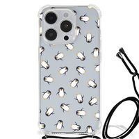 Doorzichtige Silicone Hoesje voor iPhone 14 Pro Max Pinguïn