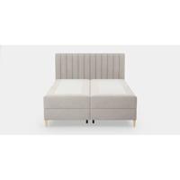 by fonQ Pazara Boxspring met Opbergruimte 180 x 200 cm - Beige / Zwart