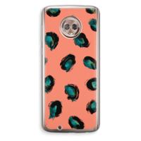 Pink Cheetah: Motorola Moto G6 Transparant Hoesje - thumbnail
