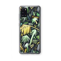 Tropical Palms Dark: Samsung Galaxy A31 Transparant Hoesje