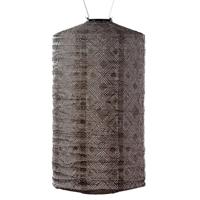 Cylinder dia. 28 cm Mosaic taupe lampion - Lumiz