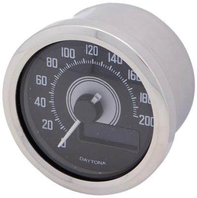 DAYTONA Speedometer velona,sw led-white 200km/h