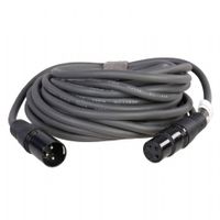 Benel XLR Kabel 3-Pins XLR Male naar Female 10m - thumbnail