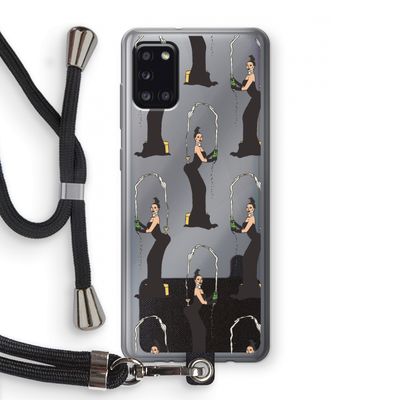 Pop Some Kim: Samsung Galaxy A31 Transparant Hoesje met koord