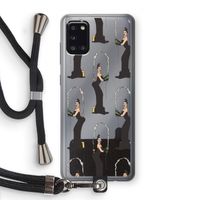 Pop Some Kim: Samsung Galaxy A31 Transparant Hoesje met koord Pop Some Kim: Samsung Galaxy A31 Transparant Hoesje met koord