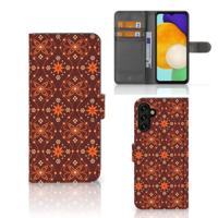 Samsung Galaxy A04s | Samsung Galaxy A13 5G | Telefoon Hoesje | Batik Brown
