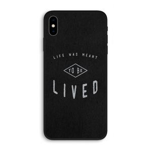 To be lived: iPhone XS Max Biologisch afbreekbaar hoesje
